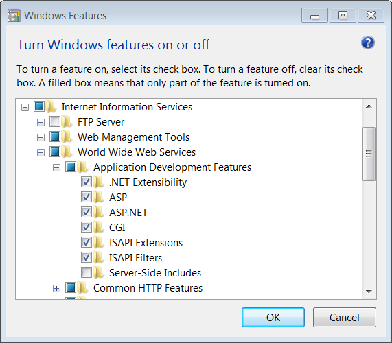 ColdFusion IIS コネクタ設定